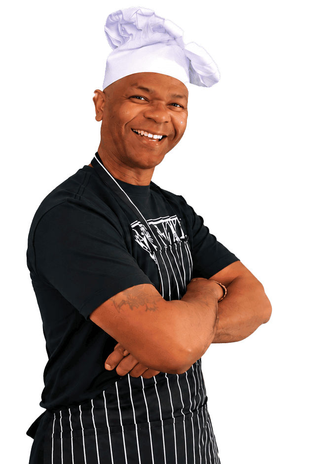 The Forex Chef in his chef's uniform